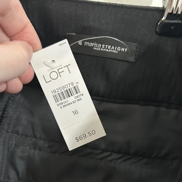 NWT LOFT size 16 Pants Marisa Straight Leg Perfect Condition FAST shopping - Picture 6 of 8